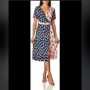 NWT BCBGENERATION FLORAL WRAP DRESS